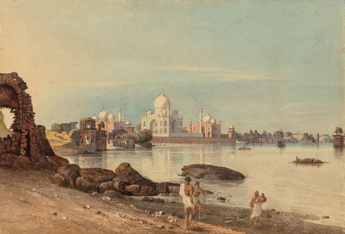 William Havell - Watercolour of the Taj Mahal at Agra | MasterArt